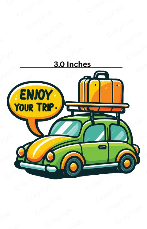 Universal Sticker Compatible with Laptop, Helmet, Bike, Car, Water Bottle, Phone & Travel Accessories | Made in Premium Vinyl with FPF (Fade Protection Film),  Waterproof, Precut Sticker, Pack of 1